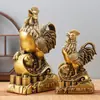 Pollo de Latón Decoración del Hogar Pollo de la Riqueza Pollo del Zodiaco Doce Animales Decoración de Oficina Pollo Propicio Venta al por Mayor