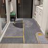 Alfombra de entrada de lujo ligero de tierra de diatomeas para el hogar, absorbente, antideslizante, para pasillo, totalmente cubierta, resistente a las manchas, alfombra de puerta para el hogar