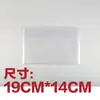 Bolsa transparente para documentos tipo ranura horizontal, bolsa para facturas/recibos tamaño A6 vertical troquelada personalizada, bolsa para documentos A5 con ranura