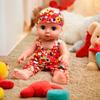 Boneca Pisca 30cm Cola Macia Boneca Bebê Renascida 12 Polegadas Brinquedo Infantil