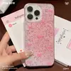 Funda para iPhone 16 Corazón Girly Rosa Lazo Manzana 17 Brillo Sueño Dulce Estilo Tendencia 12