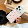 Estilo Ins Fofo Estilo Coreano Simples Estampa de Bolinhas Capa de Celular Adequada para Apple 17Promax Iphone18Pro Anti-Queda 16
