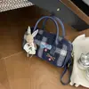 Bolso de mano de moda retro a cuadros transfronterizo 2026 para mujer, bolso de hombro casual y simple, bolso de axila, bolso tote y bolso cruzado