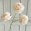 3 Flores de Peonía Artificiales para Decoración de Bodas, Arreglos Florales, Decoraciones de Pasillo y Arreglos de Flores de Bienvenida