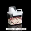 Potes Herméticos para Grãos e Cereais, Potes Transparentes de Grau Alimentício, Caixas, Potes Herméticos para Lanches e Produtos Secos