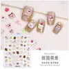 Novos Adesivos de Gel para Unhas Desenho Animado DIY Pet Fofo Decoração de Unhas Adesivos Manicure Estéreo Em relevo 5D