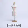 Soporte de Exhibición para Ropa de Mascotas Soporte Mini para Figuras de Enseñanza Corte 3D Vestido de Novia Femenino Muñeca Ropa Diseño Modelo Pequeño