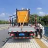 Controle de enchentes abrigo de drenagem de emergência alto fluxo auto-carregamento e descarregamento alta mobilidade bomba de drenagem de alto fluxo