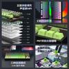 Teclado mecánico inalámbrico personalizado Crack K88 hot plug grabado lateral tecla tono HIF tres modos Bluetooth juego e-sports