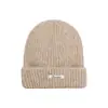Chapéu de Lã Fashionável Estilo Coreano de Inverno Que Faz o Rosto Parecer Menor, Chapéu Simples e Versátil para Mulheres, Touca Quente para Proteção das Orelhas ao Ar Livre