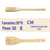 Direto da fábrica 30cm bambu bambu colher madeira maciça bambu pá cozinha bambu colher pá conjunto panela antiaderente pá de fritar personalizado