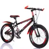 Bicicleta Infantil Transmissão de Velocidade Única Freio a Disco Duplo Mountain Bike 18/20/22/ 24polegadas para Meninas e Meninos 6-8-12-16 Anos