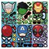8 pegatinas originales de ensamblaje Marvel Avatar DIY carcasa de teléfono móvil pintura de pared libro de mano decoración ins venta al por mayor