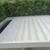 Cortina Superior para Techo de Porche Toldo Eléctrico Cortina de Aislamiento Térmico y Protección Solar Persiana Enrollable Plegable de Aleación de Aluminio Cortina de Techo para Habitación de Cristal de Villa