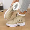 2026 Novo Modelo Botas Martin, Extra Grossas, Impermeáveis, Populares, Antiderrapantes, Inverno, Estilo Nordeste, Forradas com Lã, Botas de Neve de Algodão Quentes para Mulheres