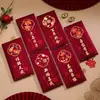 Nuevo Estilo Sobre Rojo de Boda Rojo Duro Estampado en Oro con un Toque de Lujo, con la Palabra "" para Regalar, Paquete Creativo de Regalo de Boda