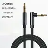 Cable AUX Jack 3.5mm Cable de Audio Jack de 3.5 mm Cable para Altavoz para Auriculares JBL Coche Xiaomi redmi 5 plus Oneplus 5t Cable AUX