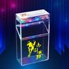 Lâmpada de Atmosfera Lâmpada de Flash Visual Porta-Cigarros 20 Concha Transparente Isqueiro Recarregável Flip Resistente à Pressão Venda Quente Transfronteiriça Amazon