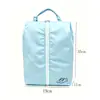 Bolsa organizadora de sapatos para viagens internacionais, bolsa de armazenamento de sapatos com compartimento duplo, perfeita para viagens de negócios, pode ser pendurada na bagagem, bolsa de sapatos, bolsa de armazenamento de sapatos