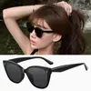 Gafas de Sol Retro Americanas Ojo de Gato para Mujer 2025 Nuevas de Alta Gama para Viaje Anti-UV para Rostros Cuadrados y Redondos