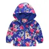 Chaqueta para niños y niñas, primavera y otoño, gorro fino, camisa con cremallera de moda bonita para bebés, abrigo para niños