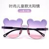 Gafas de sol para niños protección UV para niños y niñas moda lindas gafas de sol con orejas de oso bebé modelado foto