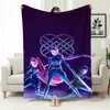 Manta de Sofá de Oficina Temática de Caza de Grupo Femenino de Kpop, Manta Estampada de Franela, Manta para Siesta de Mercancía Transfronteriza, Manta Cubierta