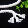 Cuerda tejida a mano 3 hebras de hilo de algodón grueso decoración de tienda decoración 1cm 0.5-20mm blanco negro tres hebras de cuerda de algodón