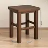 Taburete de Madera Maciza, Taburete Pequeño, Taburete Cuadrado, Taburete Bajo, Taburete Pequeño para el Hogar, Taburete Pequeño de Madera, Taburete para Cambiarse los Zapatos, Taburete de Pesca, Silla de Madera, Silla Infantil