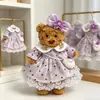 Apenas Vendendo Roupas de BonecaUrso de Barcelona 18cm Bolsa Borboleta com Renda 20cm Roupa de Boneco Urso Substituição