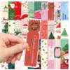 30 Marcapáginas Navideños, Lindas Decoraciones de Dibujos Animados, Decoraciones Simples para Manuales, Juguetes al por Mayor, Marcapáginas Transfronterizos Festivos
