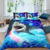Funda nórdica de tiburón de aguas profundas juego de ropa de cama juego mundo submarino Funda nórdica Amazon