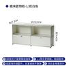 Gabinete Modular Usado Aparador de Acero Inoxidable Fábrica Ins Gabinete de TV Minimalista Moderno Arcón