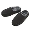 Pantuflas de algodón gruesas a cuadros transfronterizas, pantuflas cálidas para el hogar en interiores para hombres, pantuflas de algodón antideslizantes para interiores de otoño e invierno