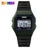 Reloj Digital Skmei Simple y de Moda Multifuncional para Estudiantes, Deportivo para Exteriores, Resistente al Agua, de Pareja de Moda