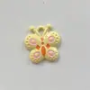 Novos Acessórios de Borboleta com Gotejamento de Cor Doce DIY Adereços de Cabelo Capa de Celular Decorativa Furo de Cola de Creme Sapatos Flor Capa de Celular