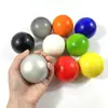 Pelota de espuma PU de superficie lisa de 63 mm para exportación con logotipo impreso, juguete para aliviar el estrés, juguete para apretar para reducción del estrés
