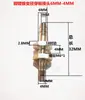 Conector de púas de cobre para manguera de aire, Conector recto para manguera de aire, Boquilla de aire de púas