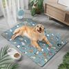 Tapete Refrescante de Verano para Mascotas Transfronterizo de Seda de Hielo, Tapete para Perro, Tapete para Siesta de Gato, Tapete de Seda de Hielo para Caseta de Perro, Resistente a Mordeduras y a la Humedad