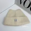Gorro de Lana Tejido de una Sola Capa Estilo Japonés con Orejas de Gato Lindas para Mujer, Cálido para Invierno, Protección para las Orejas, Circunferencia de Cabeza Grande, Gorro para el Frío