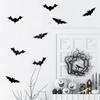 JM3337 cross-border 3d bat mirror 1mm grosso adesivos de parede acrílico festa de fim de ano decoração de Halloween