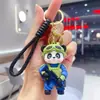 Llavero de panda gigante de bambú con dibujos animados, bonito muñeco, mochila, accesorios para coche, máquina de garras para colgar, pequeño regalo al por mayor