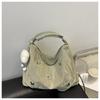Bolso de gran capacidad para mujer, novedad de otoño 2024, bolso de mano de alta gama Sense Niche, mochila de hombro tipo bandolera.