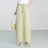 Pantalones de Pierna Ancha de Color Sólido para Mujer, Novedad Primavera 2026 Cintura Alta Adelgazantes Caída Suelta Casual Estilo Guadaña Pantalones Deportivos