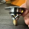 Tapón de fuga para lavabo, desodorante de acero inoxidable, núcleo de rebote, tipo prensa, desagüe para lavabo, accesorios universales para lavabo