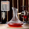 Decanter de vinho estilo europeu criativo padrão de martelo de luxo Decanter vinho vidro vidro vidro agregador de vinho