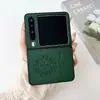 Adecuado para Huawei Purax Marca Trendy Anillo Cuero Creativo Huawei P50 Pocket Pantalla Plegable Funda Cubierta para Teléfono Móvil