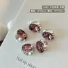 K9 Uñas de Huevo de Paloma Accesorios de Pedrería Celebridad de Internet Súper Brillante Esmeralda sin Fondo Ovalado Diamante Grande Uña Terminada Bola de Pedrería para Uñas