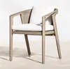 Conjunto de móveis de exterior de alta qualidade feito de teca à prova d'água para restaurantes, hotéis, varandas ao ar livre, vilas, pátios e jardins
