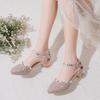 Nuevas Sandalias para Niñas Suela Blanda de Tendón de Res Sandalias de Princesa para Actuación Infantil Verano Hebilla para Niños Grandes Sandalias Doradas para Niños